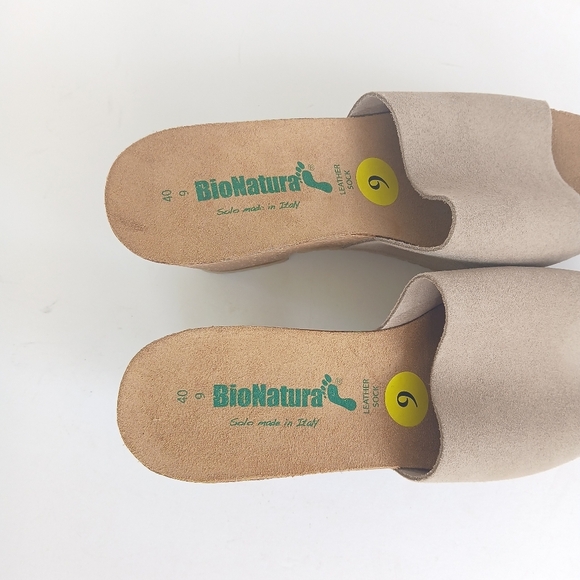 Bionatura Leather Platform Sandals Size 9 - Picture 4 of 7